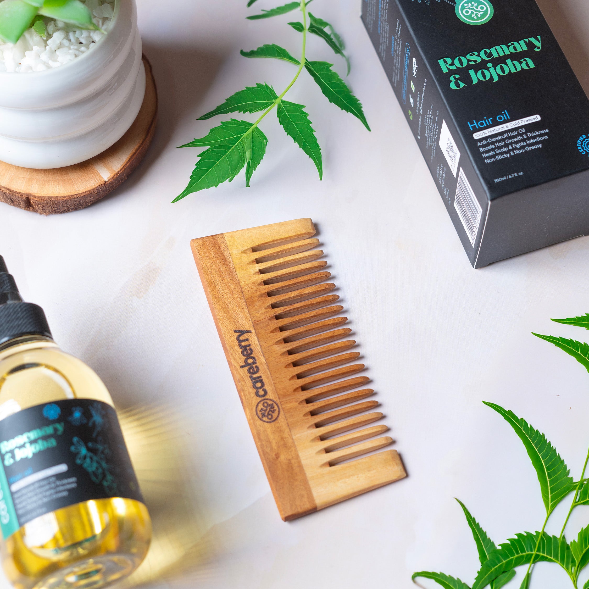 Neem Nirvana Shampoo Comb (Travel Friendly)